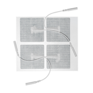 Elektrody włókninowe z przewodem do elektroterapii TENS/EMS, 50 x 50 mm, 1 opk. - 4 szt.