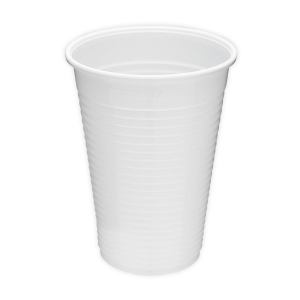 Kubki plastikowe 200 ml, białe, 1 opk. - 100 szt.