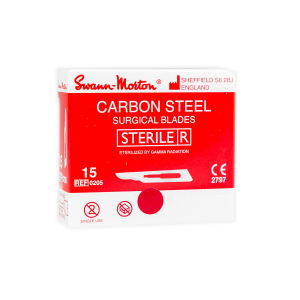 Ostrza chirurgiczne do skalpeli nr 15, Swann Morton, 1 opk. - 100 szt.