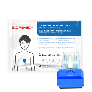 Elektrody do defibrylacji dla dzieci, Nihon Kohden, SORIMEX, dł. 120 cm, 1 opk.