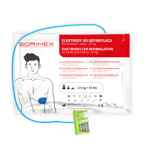 Elektrody do defibrylacji z kablem na zewnątrz dla dorosłych, Zoll Medical AED, SORIMEX, dł. 120 cm, 1 opk.