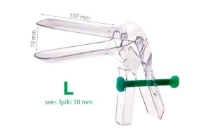 Wziernik CUSCO jednorazowego użytku, rozmiar L, opakowanie 1 szt.