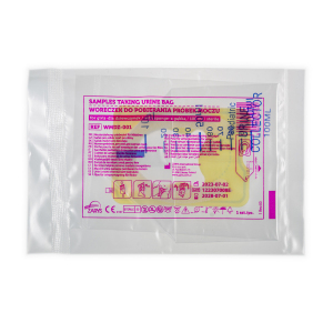 Woreczek do pobierania moczu dla dziewczynek, z gąbką, 100 ml, 1 szt.