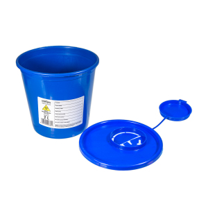 Pojemnik na odpady medyczne, 2 l, niebieski, 1 szt.