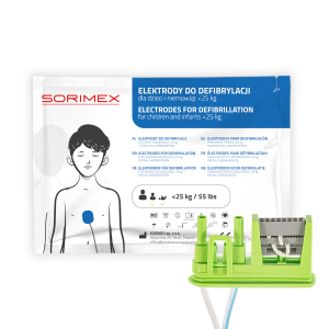 Elektrody do defibrylacji dla dzieci, Zoll Medical AED, SORIMEX, dł. 120 cm, 1 opk.