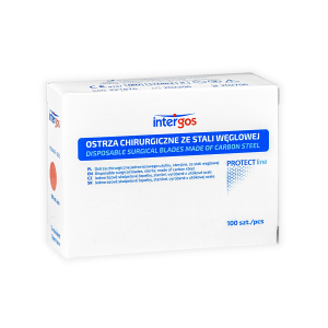 Ostrza chirurgiczne do skalpeli nr 24, 1 opk. - 100 szt.