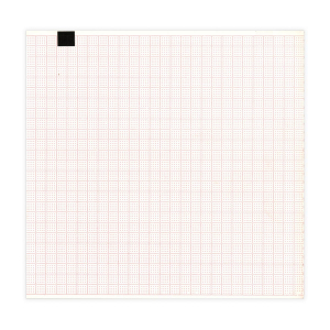 Papier EKG do GE Hellige EK 53/56 i Cardioline Delta 300/360, 130 x 135 mm, 370 kartek, 1 szt.