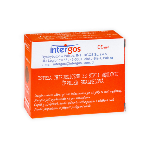 Ostrza chirurgiczne do skalpeli nr 10, 1 opk. - 100 szt.