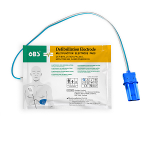 Elektrody do defibrylacji dla dorosłych z kablem na zewnątrz, Schiller, OBS, dł. 210 cm, 1 opk.