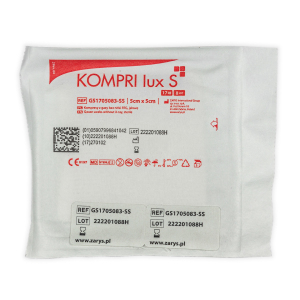 Kompresy gaz.jałowe 5x5 cm 17N, 8W opak.3 szt.