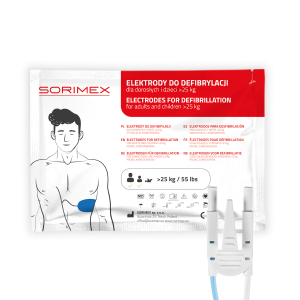 Elektrody do defibrylacji dla dorosłych, Zoll Medical, SORIMEX, dł. 120 cm, 1 opk.