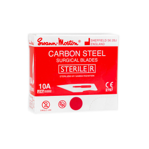 Ostrza chirurgiczne do skalpeli nr 10A, Swann Morton, 1 opk. - 100 szt.